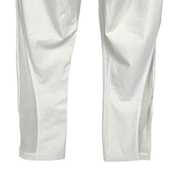Lululemon Train Times Crop 21" White Size 6 Full On Luxtreme - Picture 6 of 8
